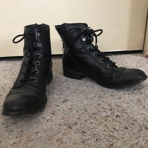G by guess Lace-Up combat boots
